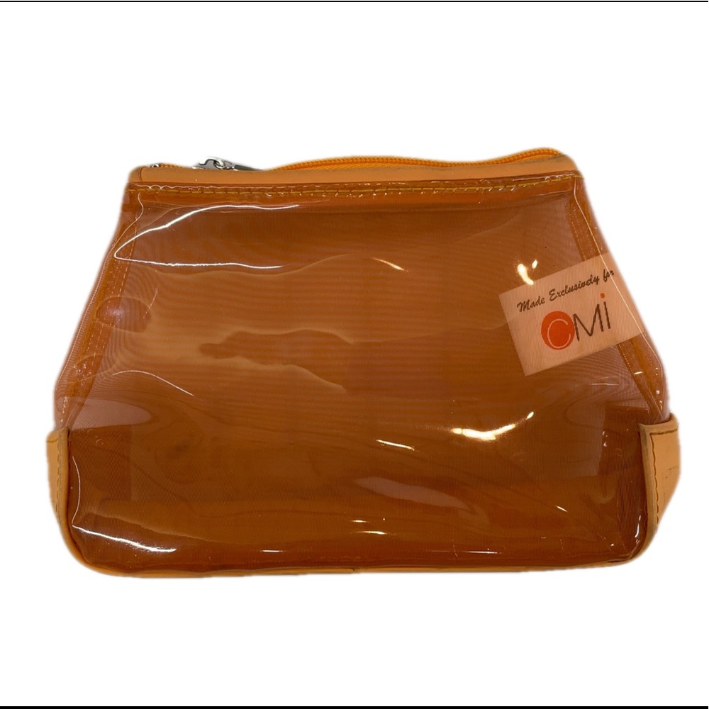 Orange Makeup Bag